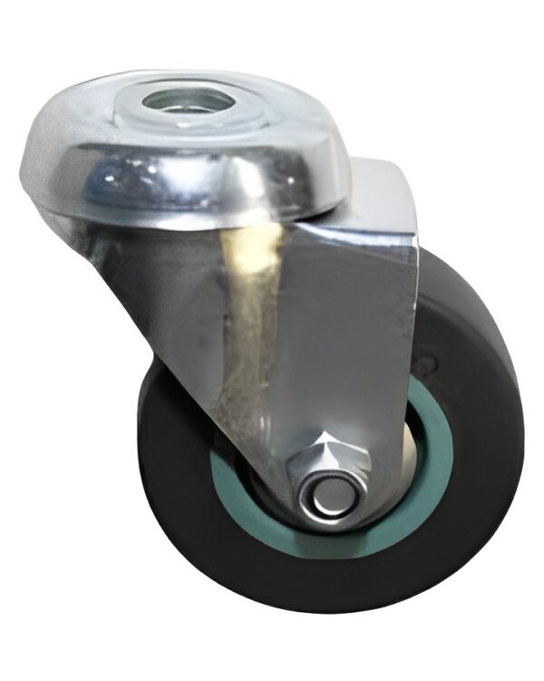 Thermoplastic Rubber Swivel Bolt Hole Castor