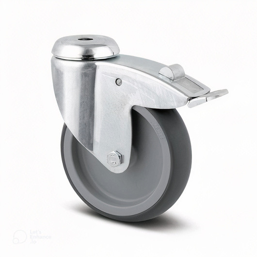 Grey Rubber Swivel Bolt Brake