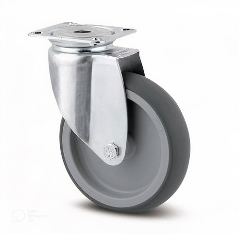 Grey Rubber Swivel Plate